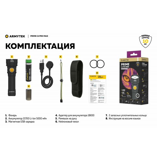 Armytek Prime C2 Pro Max Magnet USB