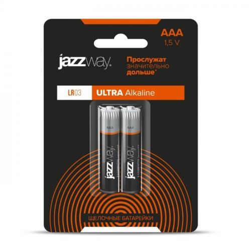 Батарейка алкалиновая JazzWay AAA/LR03 Ultra Alkaline BL-2 1.5В 2шт 5008168