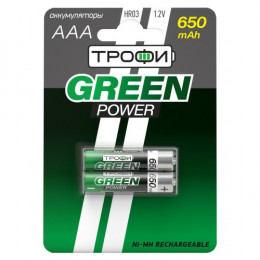 Аккумулятор Ni-MH Trofi AAA/HR03 650 мА·ч 1.2 В Б0019499