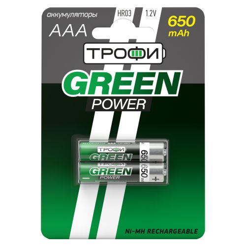 Аккумулятор Ni-MH Trofi AAA/HR03 650 мА·ч 1.2 В Б0019499
