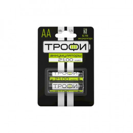 Аккумулятор Ni-MH Трофи AA/HR6 2100 мА·ч 1.2 В HR6-2BL блистер 2 шт C0032099