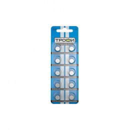 Батарейка алкалиновая TROFI LR754/LR48/G5/393 1.55 В 60 мА·ч 10 шт C0035053