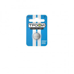 Элемент питания литиевый Trofy CR1216-1BL Б0003642, 3 В, 18 мА·ч, 1 шт