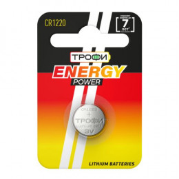 Батарейка литиевая Трофи CR1220 3В 30мАч Б0003643