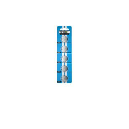 Батарейка литиевая TROFI CR2025-5BL 3В 155 мА·ч блистер 5 шт C0032184