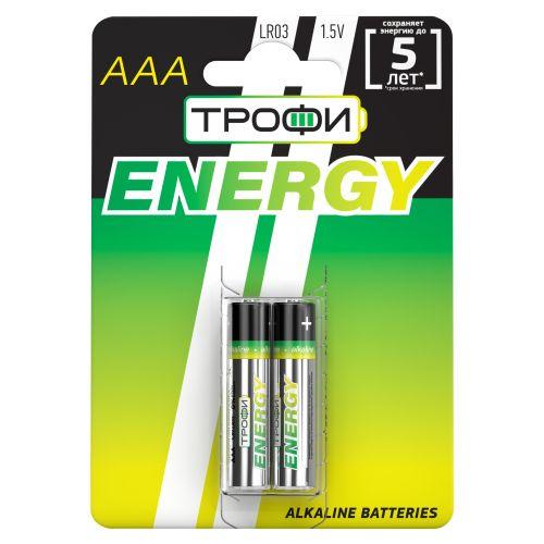 Батарейка алкалиновая TROFI AAA/LR03 Eco 1.5В 1120 мАч Б0017043