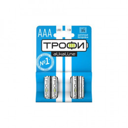 Батарейка алкалиновая Трофи AAA/LR03 1.5В 1200 мА·ч C0034915