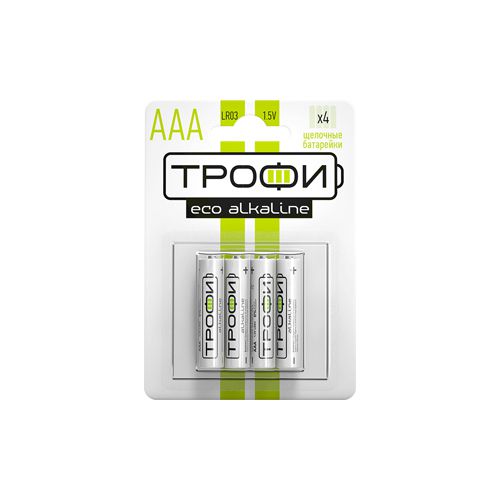 Батарейка алкалиновая TROFI AAA/LR03 Eco 1.5В 1120 мА·ч Б0017044
