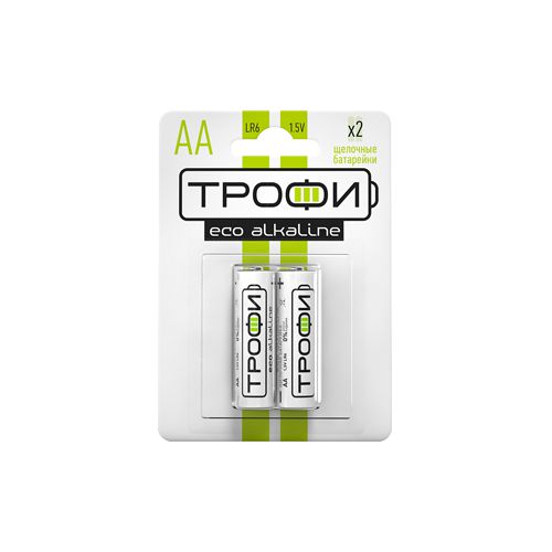 Батарейка алкалиновая TROFI AA/LR6 Eco 1.5V 2750 мА·ч Б0017045