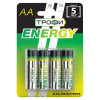 Батарейка алкалиновая TROFI AA/LR6 Eco LR6-4BL Б0017046 1.5В 2750 мА·ч