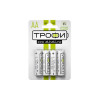 Батарейка алкалиновая TROFI AA/LR6 Eco LR6-4BL Б0017046 1.5В 2750 мА·ч