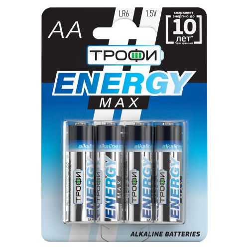 Батарейка алкалиновая Trofi AA/LR6 Ultra 1.5V 2600 мА·ч Б0015138
