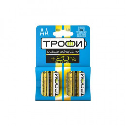 Батарейка алкалиновая Trofi AA/LR6 Ultra 1.5V 2600 мА·ч Б0015138