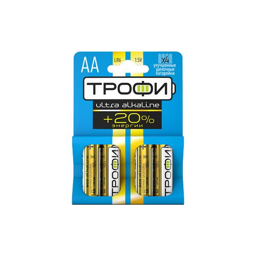 Батарейка алкалиновая Trofi AA/LR6 Ultra 1.5V 2600 мА·ч Б0015138