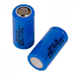 Аккумулятор Li-ion 16340 (CR123A) 3.7В 700мА.ч unprotected Rexant 30-2040