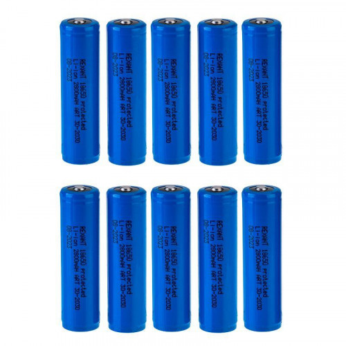 Аккумулятор Li-ion 18650 3.7В 2800мА.ч protected с защитой Rexant 30-2030