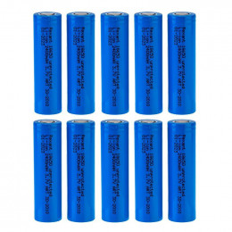 Аккумулятор Li-ion 18650 3.7В 2400мА.ч unprotected Rexant 30-2010
