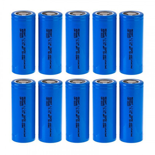 Аккумулятор Li-ion 26650 3.7В 4800мА.ч unprotected Rexant 30-2080