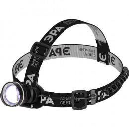 Фонарь налобный ЭРА GA-806 CREE: 400 лм, аккумулятор 2.5 Ач, защита IP40, металл/пластик