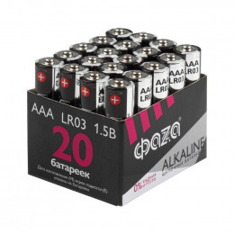 Батарейка алкалиновая ФАZА AAA/LR03 Alkaline Pack-20 5028128, 1.5 В, 20 шт
