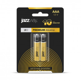 Батарейка алкалиновая JazzWay AAA/LR03 Premium Alkaline BL-2 1.5В 2шт 5026865