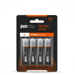 Батарейка алкалиновая JazzWay Ultra Alkaline BL-4 AA/LR6 5010772 1.5В 4шт