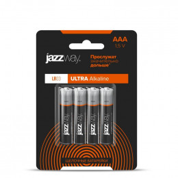 Батарейка алкалиновая JazzWay AAA/LR03 Ultra Alkaline BL-4 1.5В 4шт 5010802