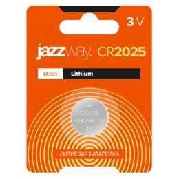 Батарейка литиевая JazzWay CR2025 3В BL-1 2852861 1шт