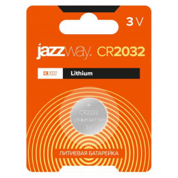 Батарейка литиевая JazzWay CR2032 3В BL-1 2852892 1шт