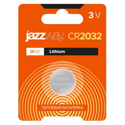 Батарейка литиевая JazzWay CR2032 3В BL-1 2852892 1шт