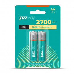 Аккумулятор никель-металл-гидридный JazzWay AA/HR6 2700 мА·ч 1.2 В BL-2 5007840