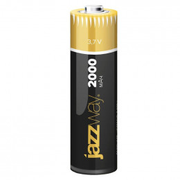 Аккумулятор литий-ионный JazzWay 18650 3.7В 2000мА.ч с защитой 5012042