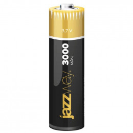 Аккумулятор Li-Ion JazzWay 5012073 18650 3.7В 3000мА.ч с защитой, 1 шт.