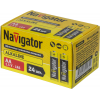 Батарейка алкалиновая Navigator AA/LR6 14060 1.5В 1700 мАч (уп.24шт)