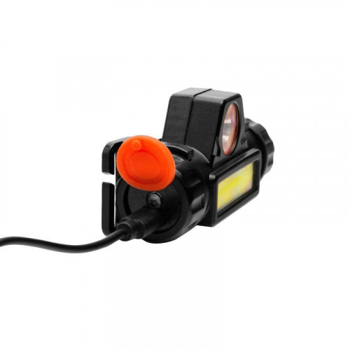 Фонарь налобный Ultraflash E1340 3Вт 2 режима, магнит, черный 14268