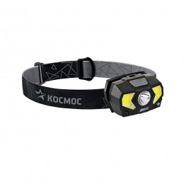 КОСМОС KocHuntHelper5W Налобный фонарь 3Вт ХРЕ LED, красный светодиод, 2х2Вт СОВ