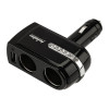Разветвитель автоприкуривателя 2 гнезда 1хUSB (5 V 1000 mA) Rexant 16-0238