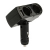 Разветвитель автоприкуривателя 2 гнезда 1хUSB (5 V 1000 mA) Rexant 16-0238