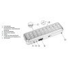 Аварийный светильник-фонарь JazzWay Accu9-L30-wh 300 лм 6 ч 5024533