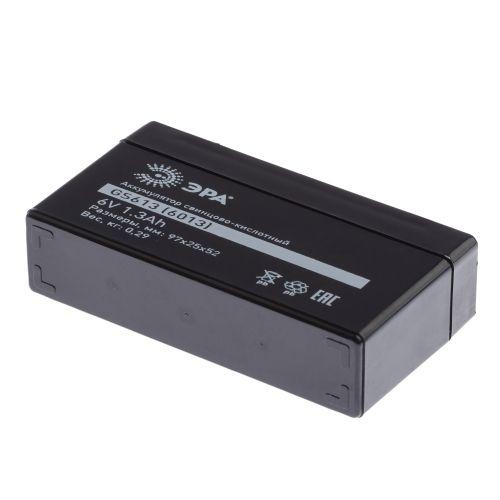 Аккумулятор свинцово-кислотный Эра GS613 6В 1.3Ач Б0050079