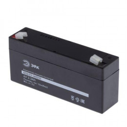 Аккумулятор свинцово-кислотный Эра GS633 6В 2.99А·ч Б0050075