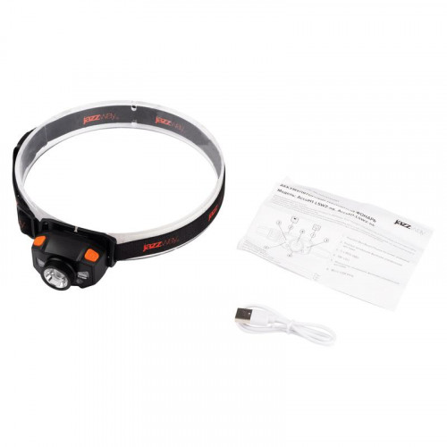 Фонарь налобный JazzWay AccuH1-L5WZ-og zoom LED 180 лм IP54 5036611