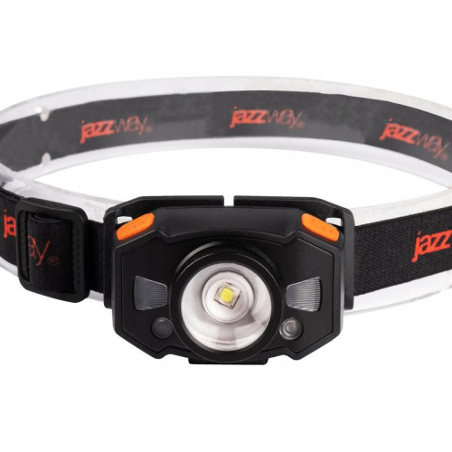Фонарь налобный JazzWay AccuH1-L5WZ-og zoom LED 180 лм IP54 5036611