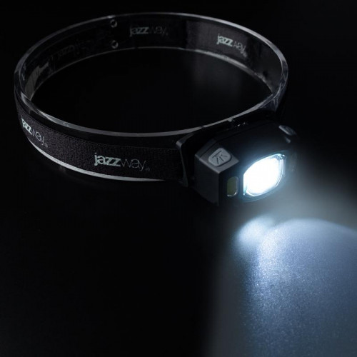 Фонарь налобный JazzWay AccuH3-L5W-bk 180 лм IP54 5036703