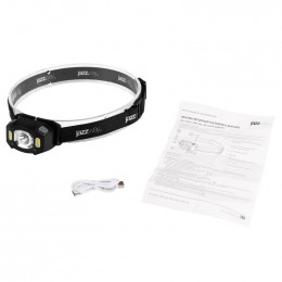 Фонарь налобный JazzWay AccuH3-L5W-bk 180 лм IP54 5036703