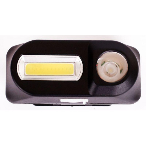 Фонарь налобный Ultraflash 14504 LED53763 XPE + COB, 6 Вт, черный