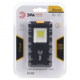 ЭРА RB-707 Практик: LED, IP40, длина 110 мм, питание: мизинчиковые батарейки