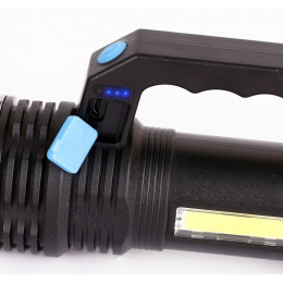 Фонарь аккумуляторный Ultraflash LED53765 2LED 3Вт 4 режима USB 14665