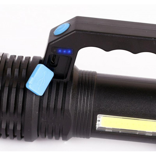 Фонарь аккумуляторный Ultraflash LED53765 2LED 3Вт 4 режима USB 14665