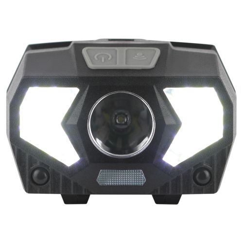 Фонарь налобный ЭРА GB-608: 300 лм, LED, питание 3xAAA, черный